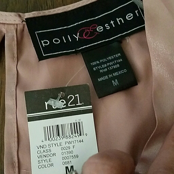 Dusty pink crop blouse - Picture 2 of 5